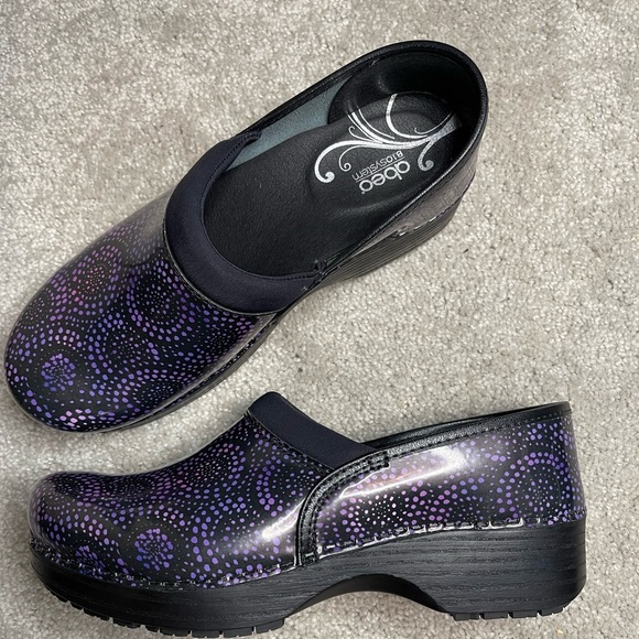 Abeo Ellie BIO System Women's Blue Black Work Professional Clogs, Sz. 7 N - Picture 8 of 9